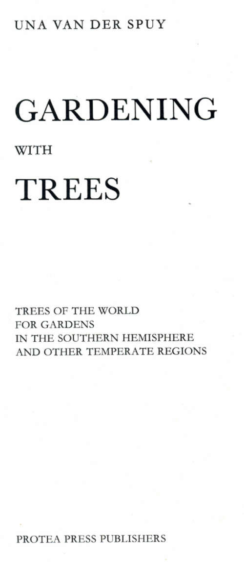 [B:2:S:CC]-Gardening with Trees - Una van der Spuy