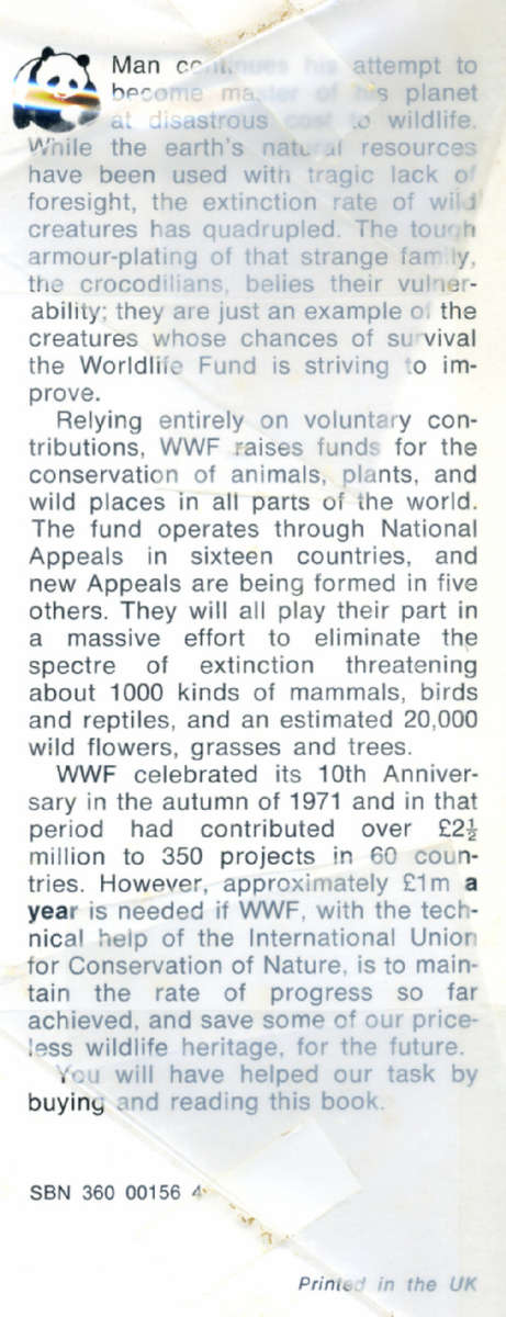 [B:2:S:CC]-Crocodiles. Their Natural History, Folklore and Conservation - CAW Guggisberg