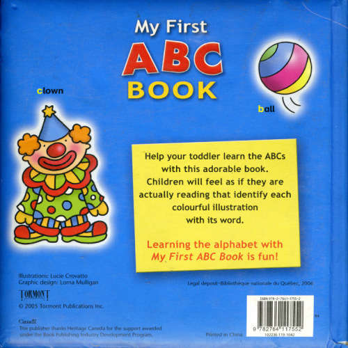 [B:2:S:CC]-My First ABC Book - Unknown
