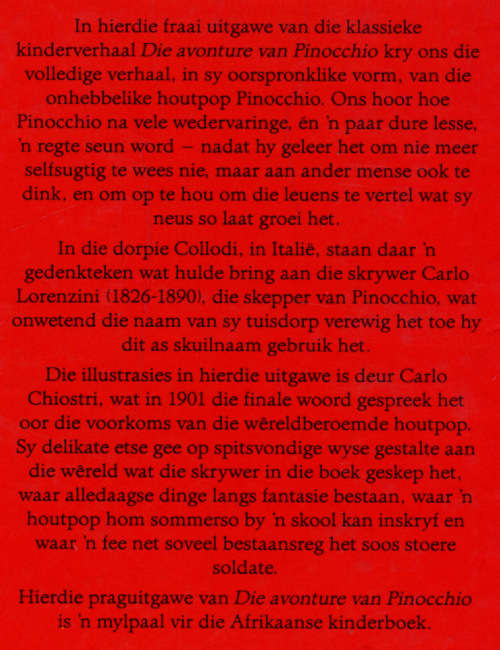 [B:1:S:CC]-Die avonture van PINOCCHIO - Carlo Collodi