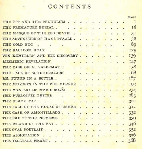 [B:2:S:CC]-Art Type Edition. Poe's Masterpieces of Mystery - Edgar Allan Poe