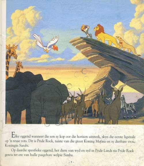 [B:1:S:CC]-Disney se Die Leeukoning - Ruth Vercuil