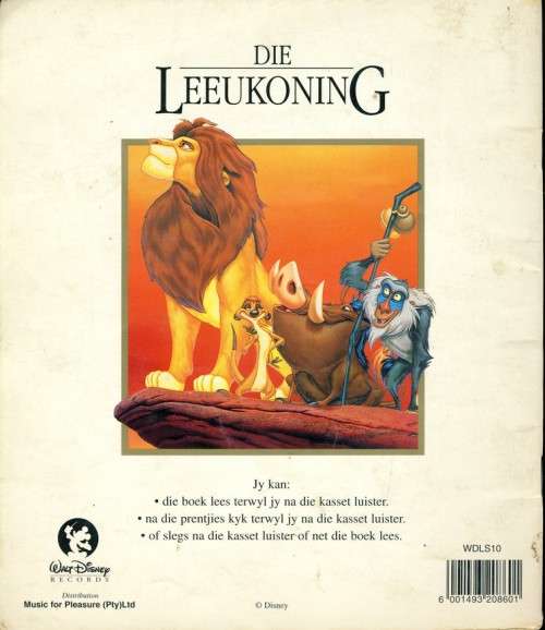 [B:1:S:CC]-Disney se Die Leeukoning - Ruth Vercuil