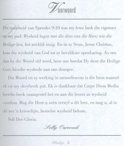 [B:1:S:CC]-Die wysheid van Solly Ozrovech - Solly Ozrovech