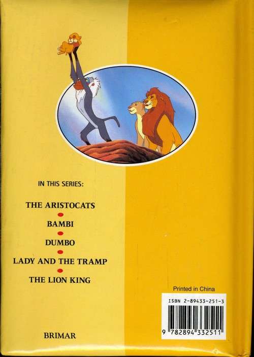[B:2:S:CC:K]-Disney's The Lion King (1996) - Unknown