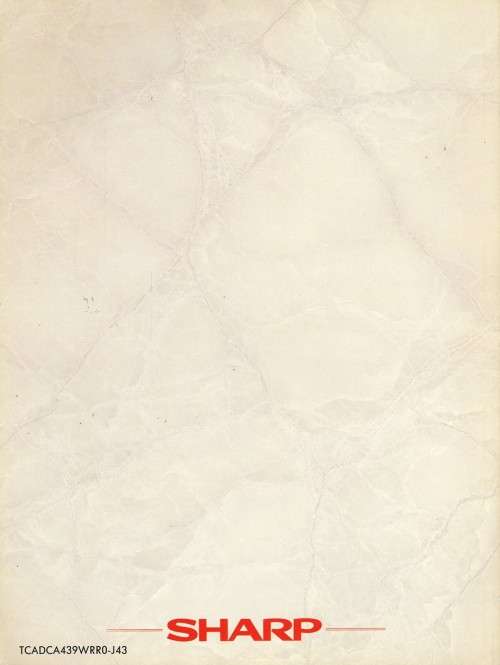 [B:2:S:CC]-SHARP Microwave Cookbook - Margaret Gore