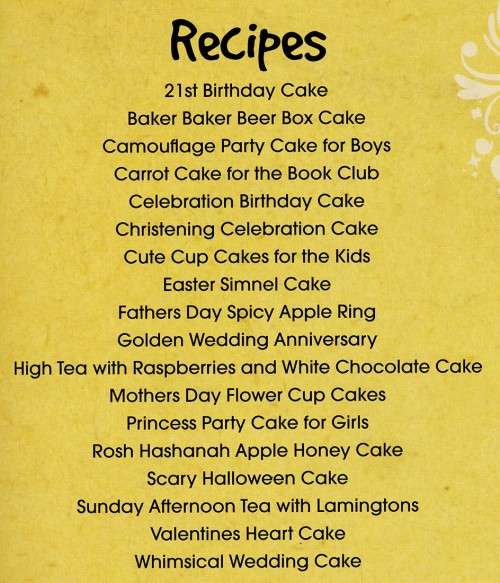 [B:2:S:CC]-Special Celebration Cakes - Unknown