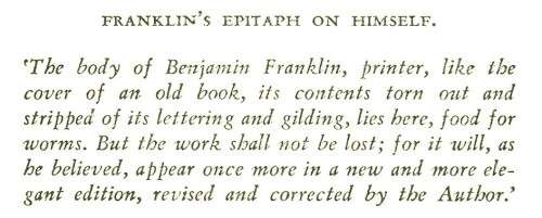 [B:2:S:CC]-The Autobiography of Benjamin Franklin. Art-Type Edition - Benjamin Franklin