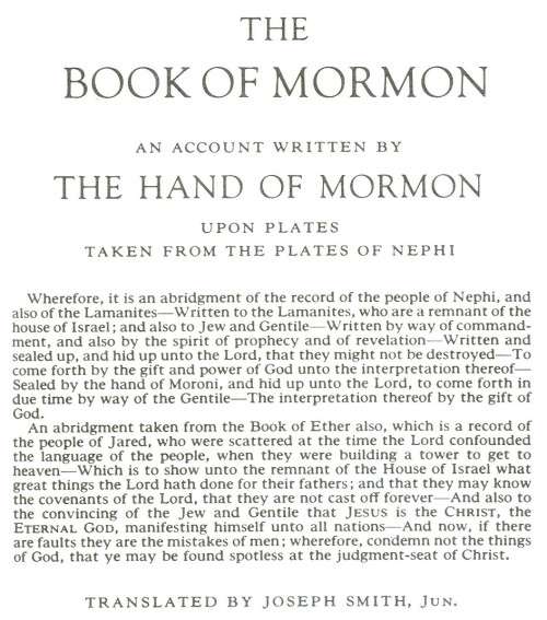 [B:2:S:CC]-The Book of Mormon. Another Testament of Jesus Christ - Joseph Smith