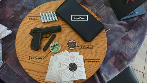 GAMO PT-85 blowback pellet pistol