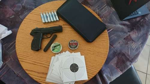 GAMO PT-85 blowback pellet pistol