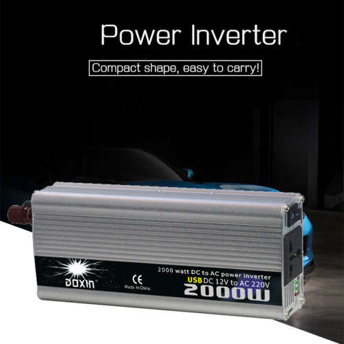 2000W Solar Inverter Battery Converter Power Charger Switch