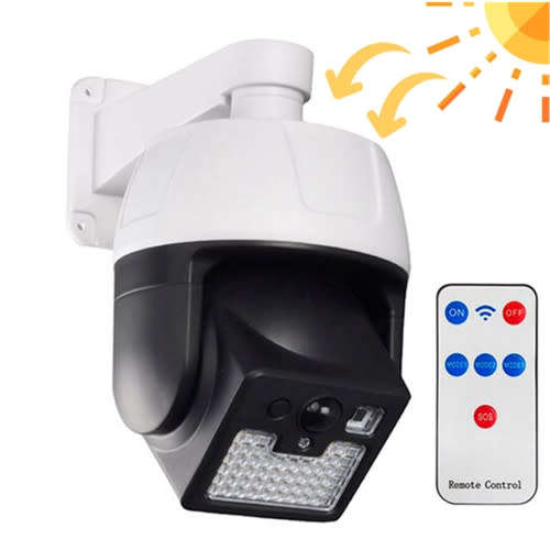 Solar Security Virtual Camera IP65 Wireless Outdoor Waterproof Light Motion Sensor Flood Light
