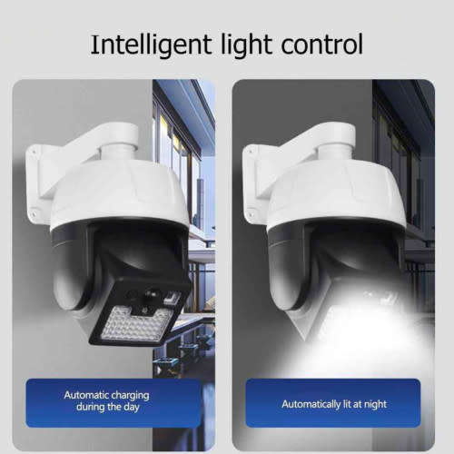 Solar Security Virtual Camera IP65 Wireless Outdoor Waterproof Light Motion Sensor Flood Light