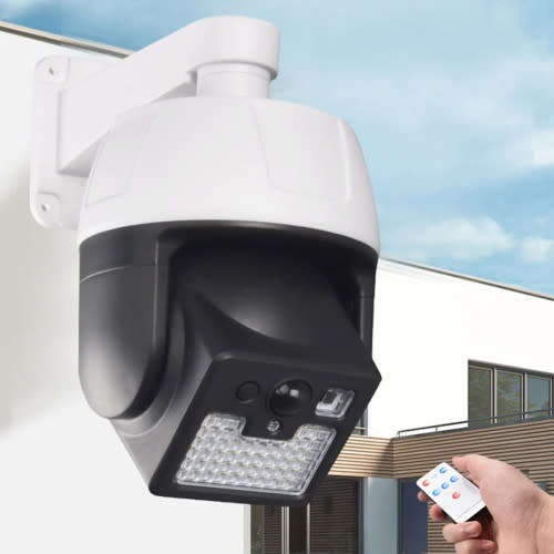 Solar Security Virtual Camera IP65 Wireless Outdoor Waterproof Light Motion Sensor Flood Light