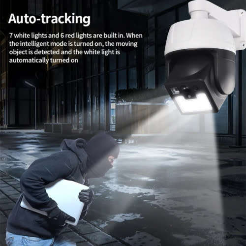Solar Security Virtual Camera IP65 Wireless Outdoor Waterproof Light Motion Sensor Flood Light