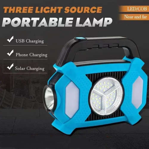 Solar portable tent light household lighting emergency lamp outdoor adventure camping work light