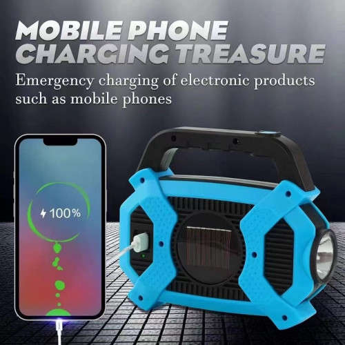 Solar portable tent light household lighting emergency lamp outdoor adventure camping work light