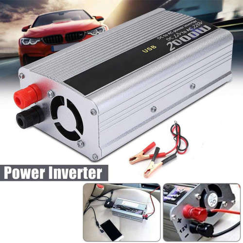 2000W Solar Inverter Battery Converter Power Charger Switch