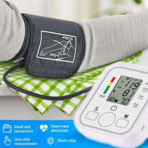 Smart Automatic Blood Pressure Monitor Upper Arm Digital Blood Pressure Machine Home Healthcare