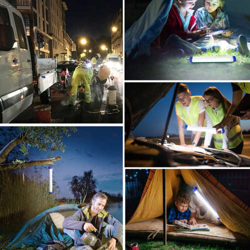 50CM Rechargeable Magnetic Portable Light LED Lithium Battery Light USB Emergency Light Bar