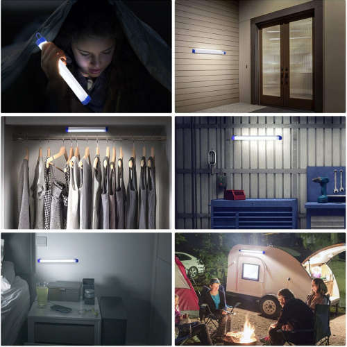 50CM Rechargeable Magnetic Portable Light LED Lithium Battery Light USB Emergency Light Bar