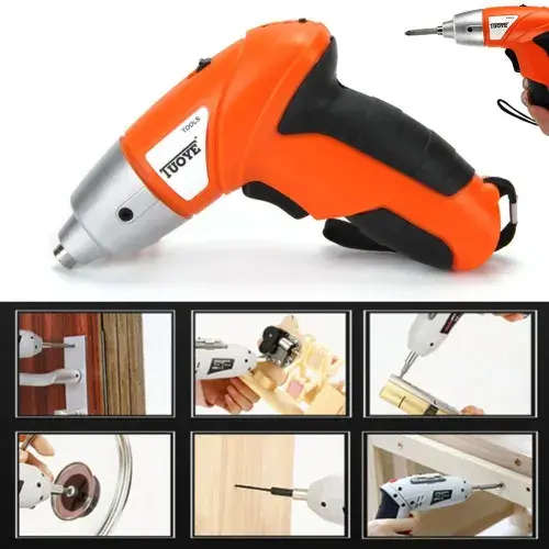 Electric Screwdriver Tool Set 45pcs Cordless Drill Power Tools 4.8V