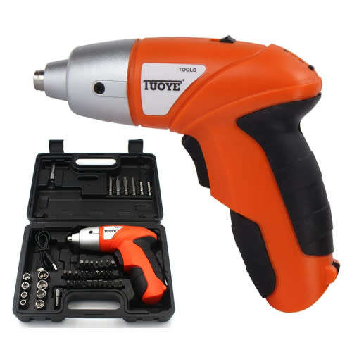 Electric Screwdriver Tool Set 45pcs Cordless Drill Power Tools 4.8V