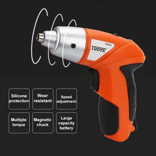 Electric Screwdriver Tool Set 45pcs Cordless Drill Power Tools 4.8V