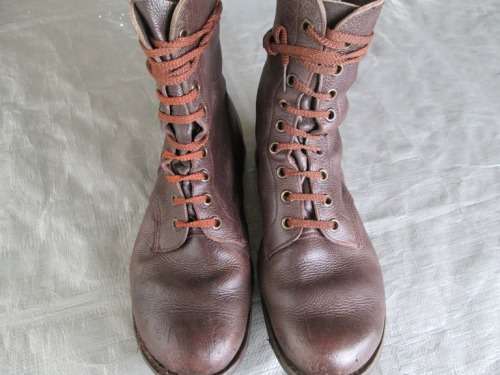 SA ARMY BORDER WAR LEATHER COMBAT BOOTS - SIZE 10