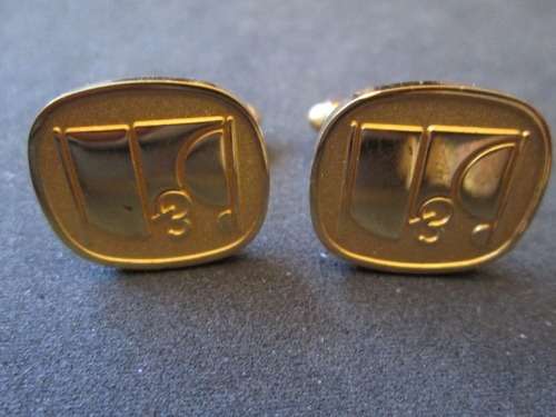 GOLD PLATED CUFFLINKS