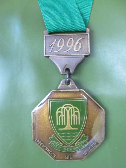 SPORTS MEDAL - HOERSKOOL DIE WILGERS 1996[RELIST]