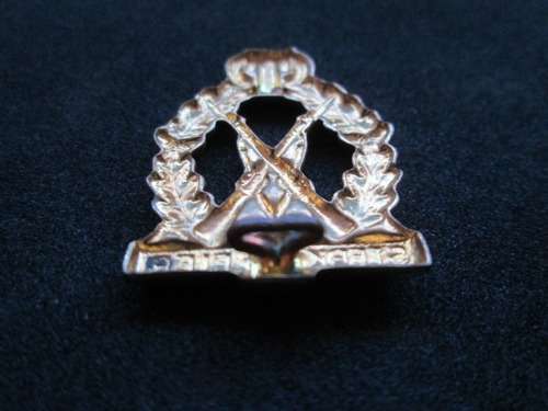 REGIMENT TOBIE MULLER COLLAR BADGE - STERK EN FIER -RARE FIND-1956 TO 1963