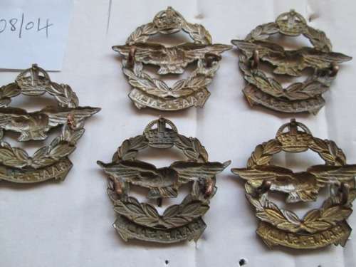 SAAF/SALM WWII BRASS CAP BADGE-BID PER BADGE