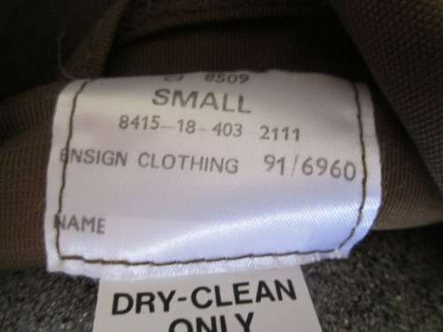 SADF - BROWNS BUSH JACKET/WARM COAT LINING- BRAND NEW