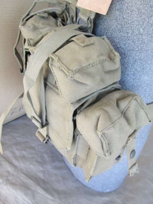 SADF BORDER WAR-CANVAS YOKE KIDNEY WEBBING WITH A BROWNS SHIRT-XL