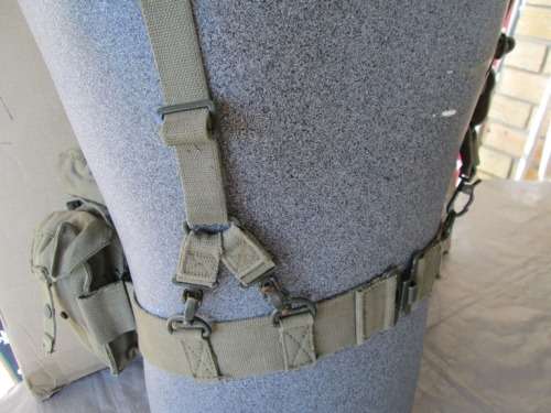 SADF BORDER WAR-CANVAS YOKE KIDNEY WEBBING WITH A BROWNS SHIRT-XL