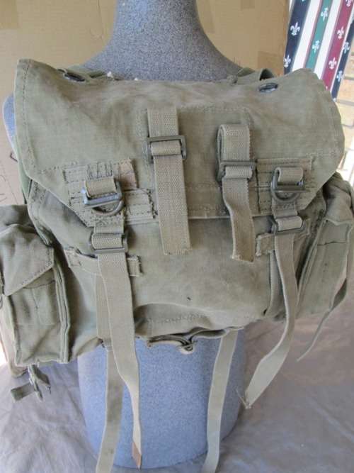 SADF - BORDER WAR - CANVAS RUCKSACK PATROL BAG POUCHES