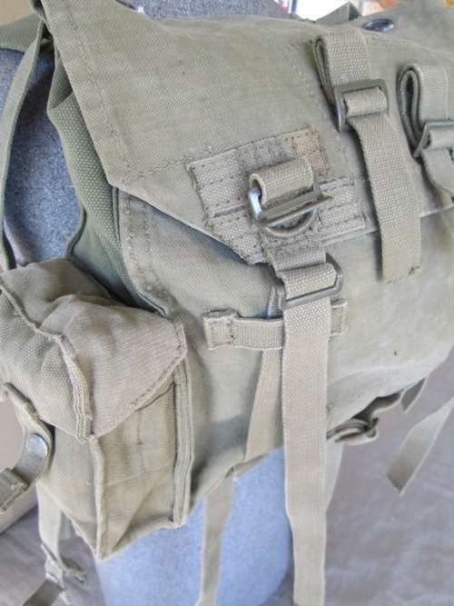 SADF - BORDER WAR - CANVAS RUCKSACK PATROL BAG POUCHES