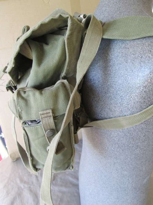 SADF - BORDER WAR - CANVAS RUCKSACK PATROL BAG POUCHES