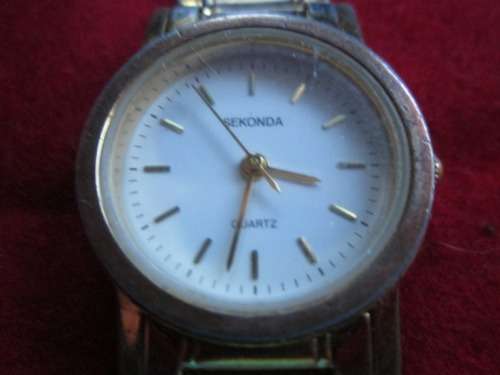 SEKONDA 0445 QUARTZ - BRITISH LADY WRIST WATCH