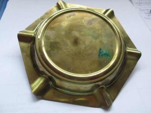 SADF - BRASS/COPPER ASHTRAY-SAW PRODUKTIWITEIT EVALUERING