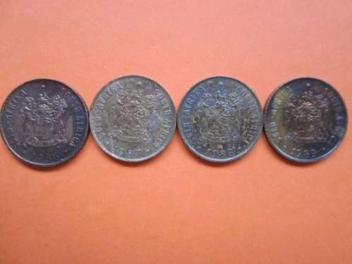 SOUTH AFRICAN 1c - 1986/1987/1988/1989