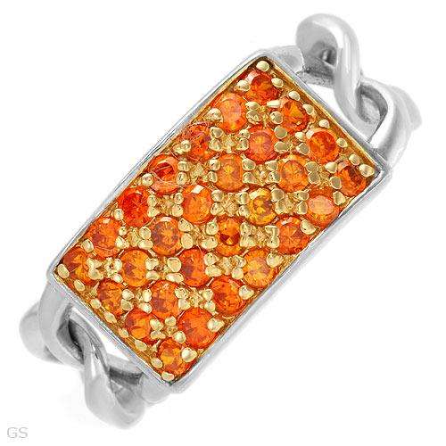 Ring With 1.10ctw Cubic zirconia Made in 925 Sterling silver. Total item weight 5.2g