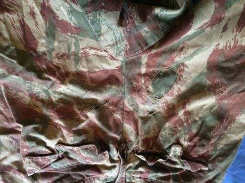 Rhodesian bring back bush war Mozambique camo uniform.