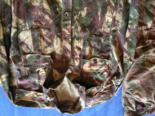 Rhodesian bring back bush war Mozambique camo uniform.