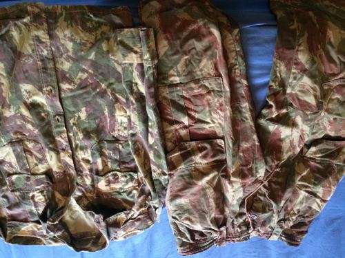 Rhodesian bring back bush war Mozambique camo uniform.