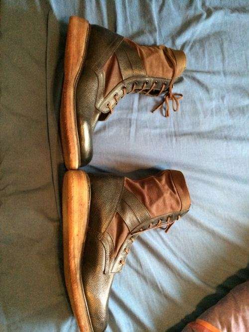 SADF bush war 32 battalion anti tracking boots.