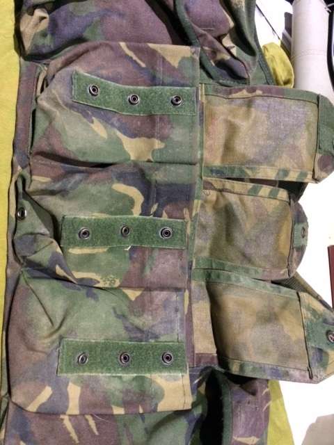 Camouflage Chest Webbing. Made by Arktis for the Royal Marine Commandos