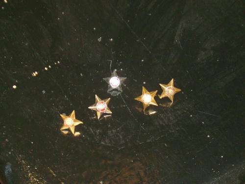 SADF, mess dress star rank pips lot of five intact.